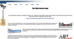 Desktop Screenshot of eddiebeckerband.com